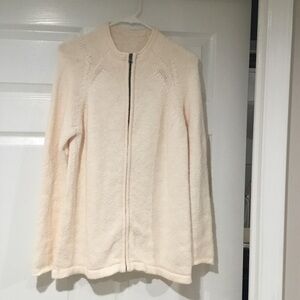 L.L. Bean Cream Women's Cardigan Sweater